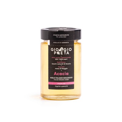 Miele di acacia BIO vaso da 250-gr
